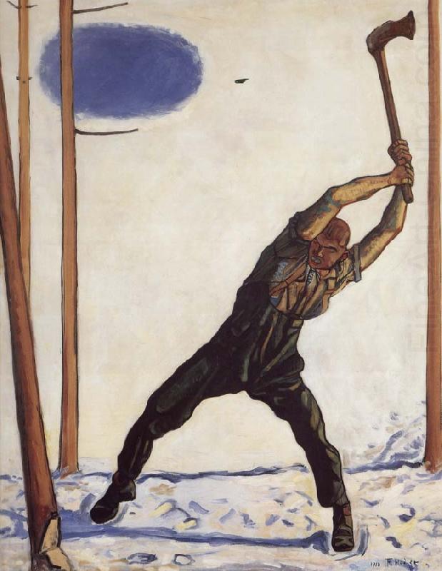 Ferdinand Hodler WOodcutter china oil painting image